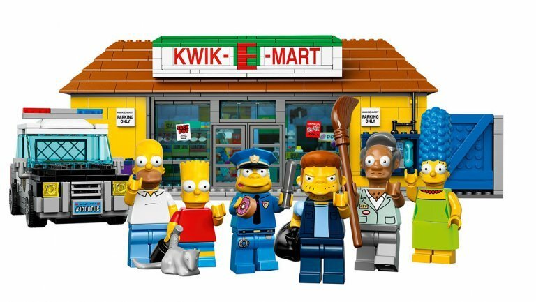 Il Jet Market in versione Lego dei Simpson
