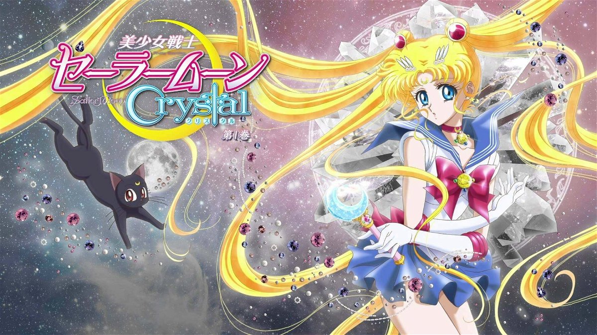 Luna e Sailor Moon nel poster di Sailor Moon Crystal