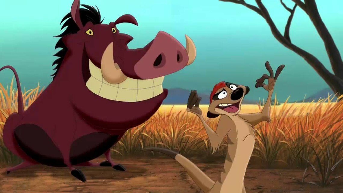 Timon e Pumbaa protagonisti dell'omonima serie