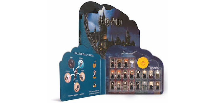 Raccoglitore della collezione Wizzis di Harry Potter distribuita da Esselunga