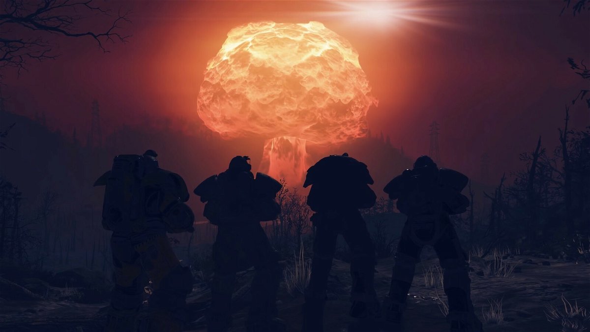 Una bomba nucleare in Fallout 76
