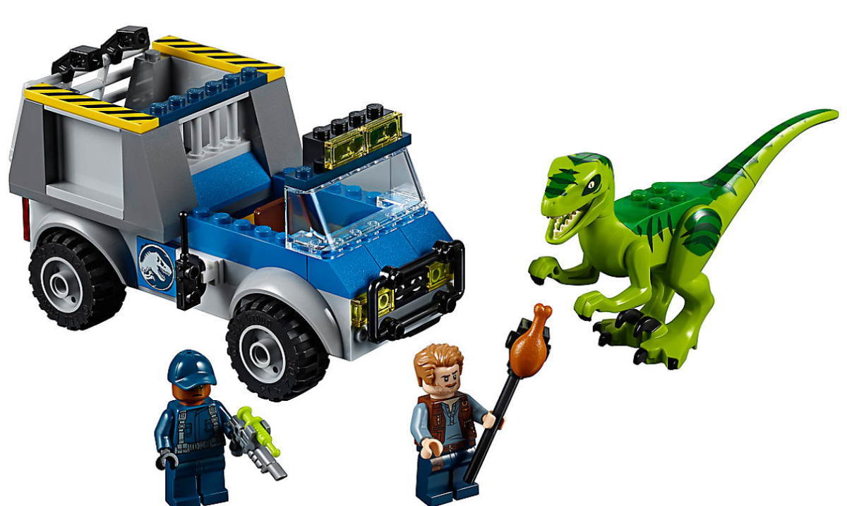 Dettagli del set LEGO Camion per il soccorso di Velociraptor 