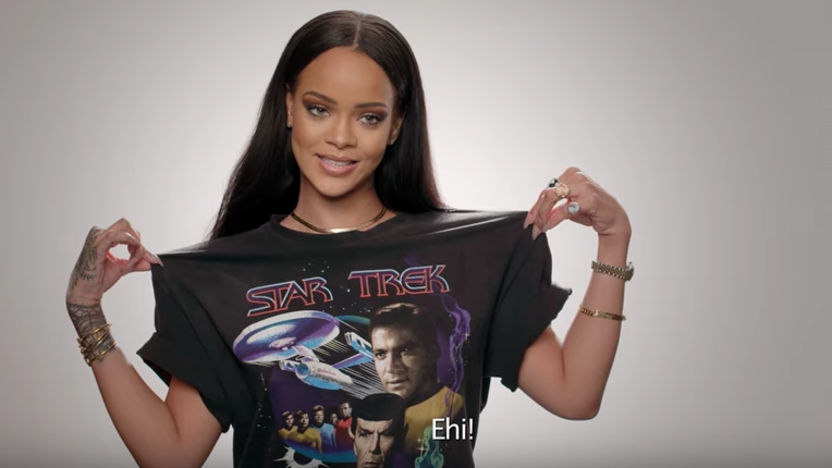 Rihanna appare in una featurette di Star Trek Beyond