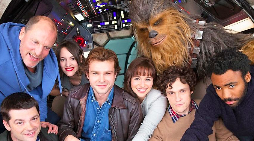Il cast dello spin-off Han Solo al completo