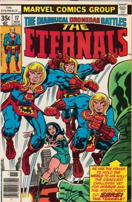 Copertina di un numero della serie a fumetti The Eternals
