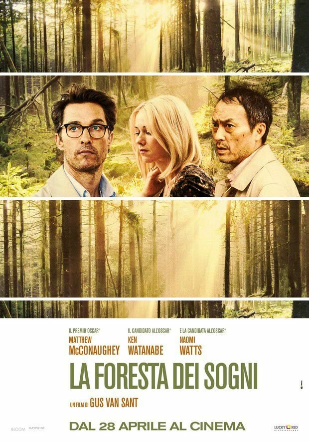 Poster del film la Foresta dei Sogni di Gus Van Sant