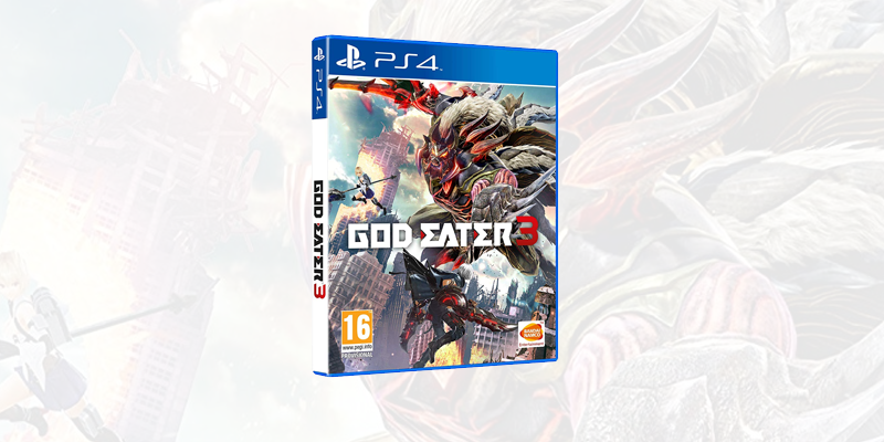 La boxart di God Eater 3 su PS4