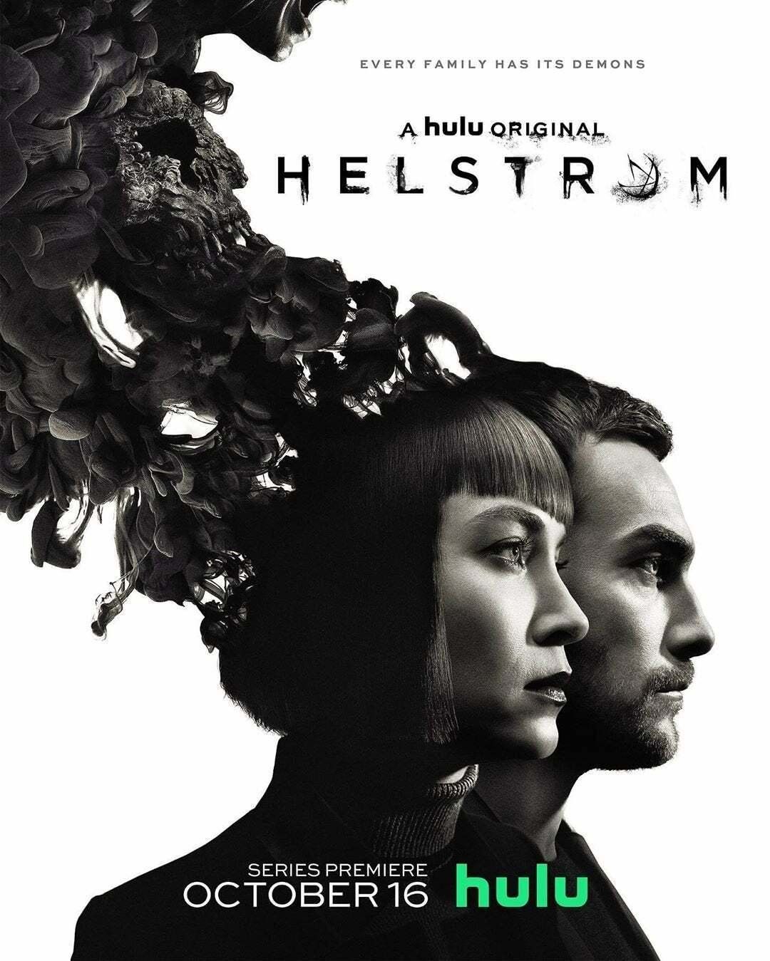 I due protagonisti di Helstrom visti di profilo