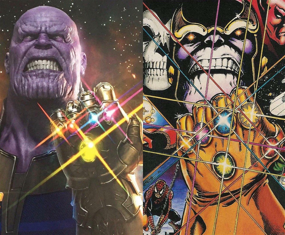 Il Thanos del cinema e quello dei fumetti a confronto