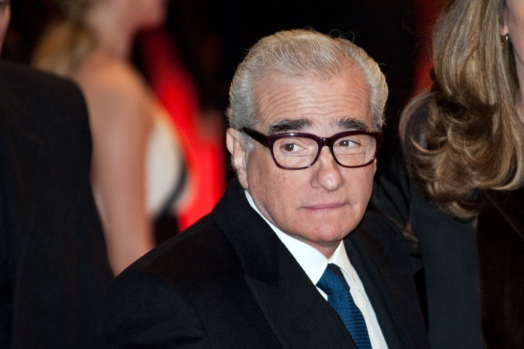 Un primo piano di Martin Scorsese alla premiere di Shutter Island