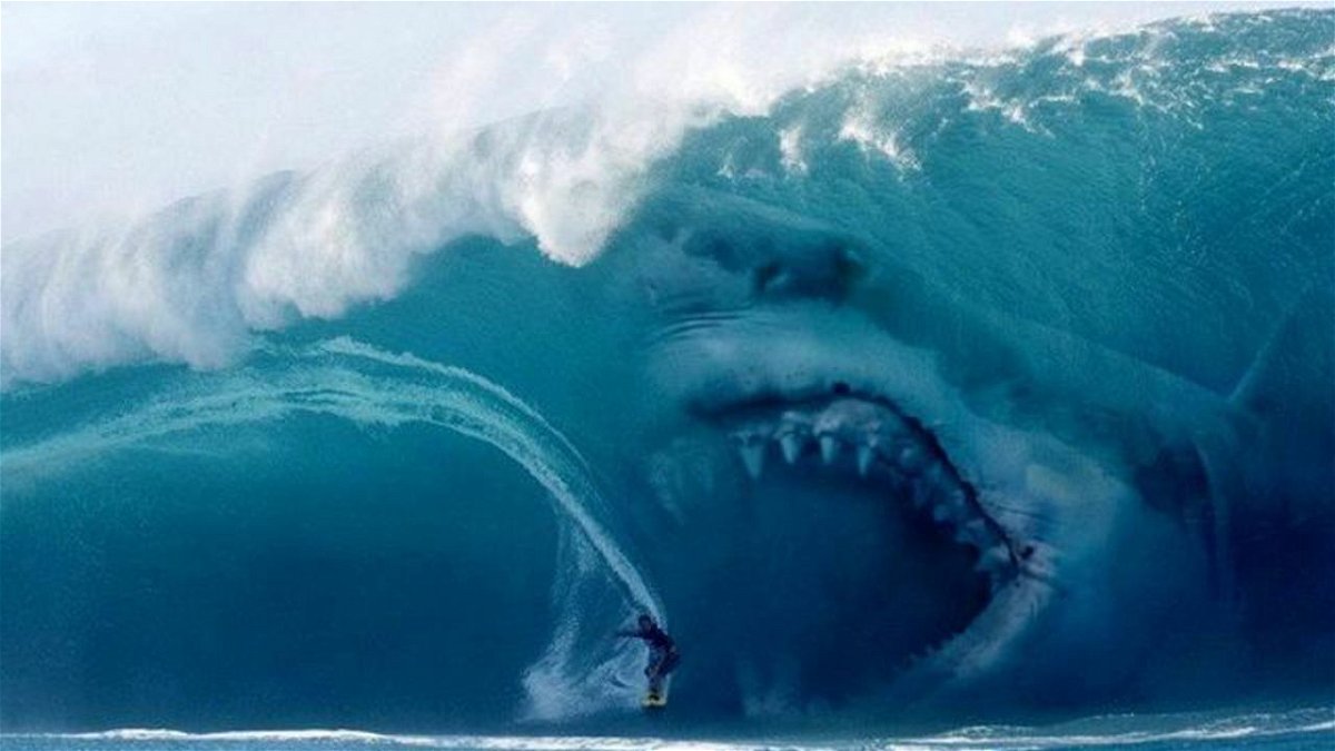 L'enorme squalo bianco assassino di Meg