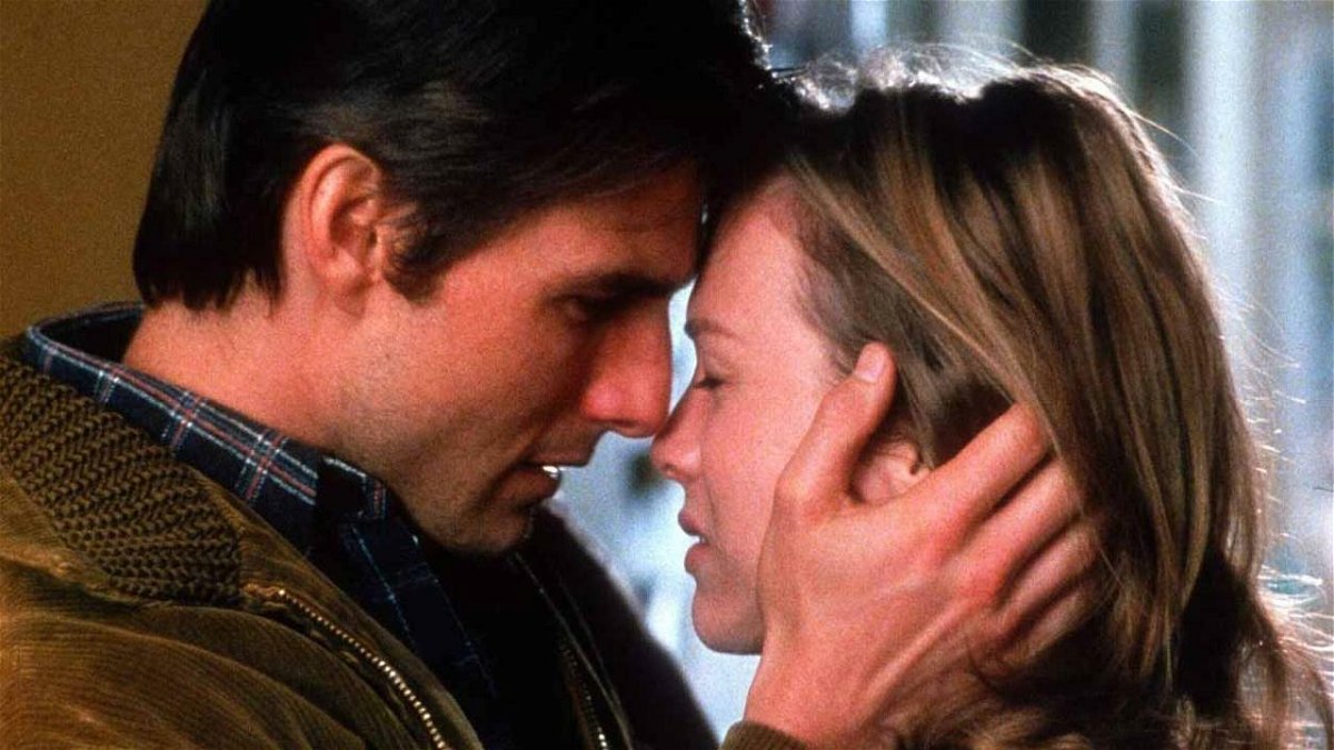 Tom Cruise bacia Renée Zellweger