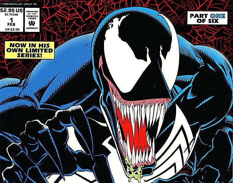 Venom sulla cover del primo numero di Lethal Protector