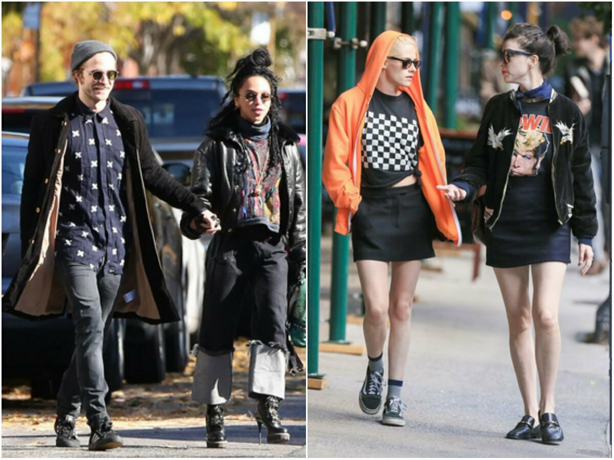 Robert Pattinson cammina con FKA Twigs per strada, Kristen Stewart con St. Vincent