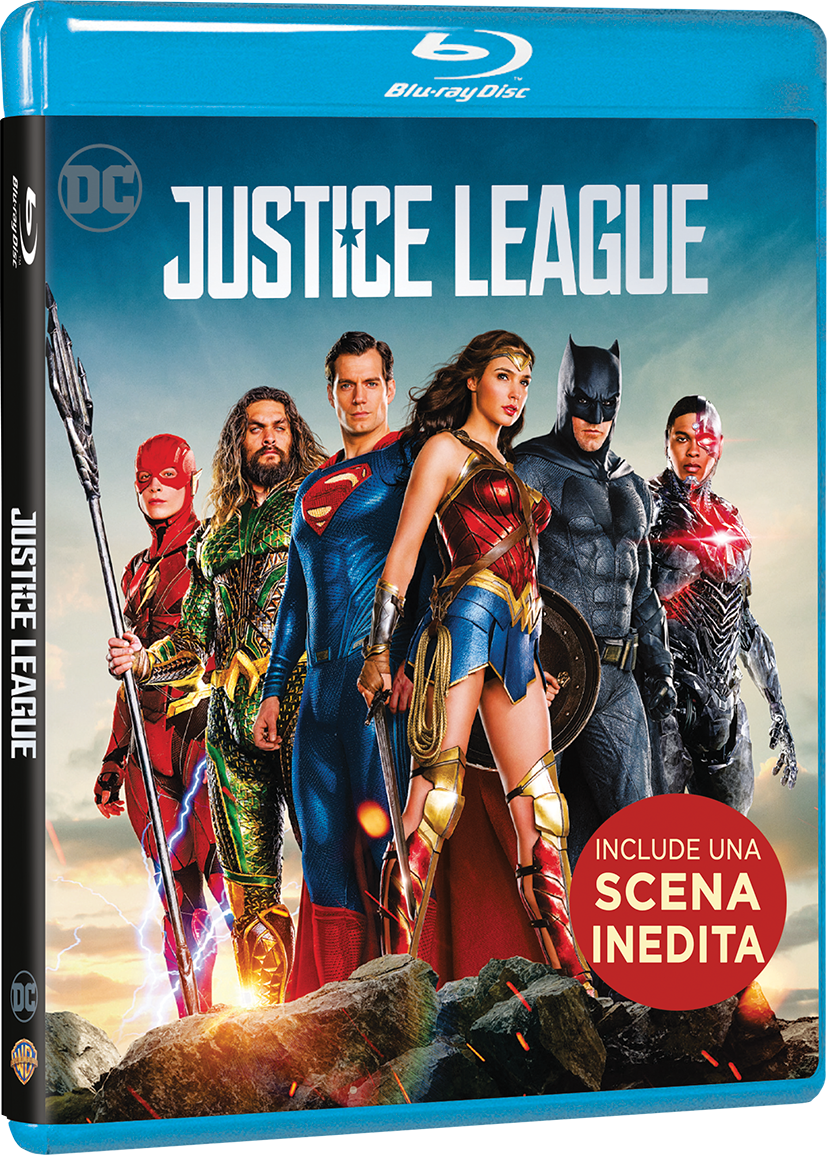 Packshot di Justice League in Blu-ray