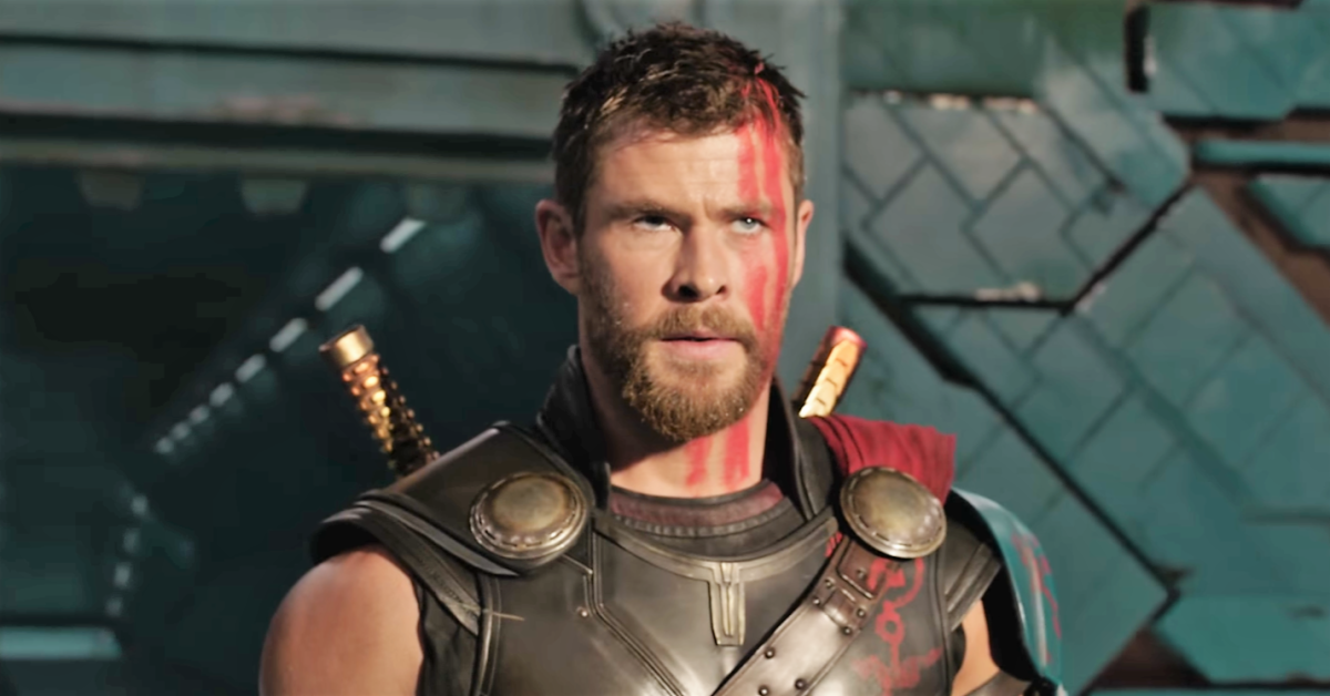 Clicca per vedere l'immagine originale Thor in una scena di Thor: Ragnarock