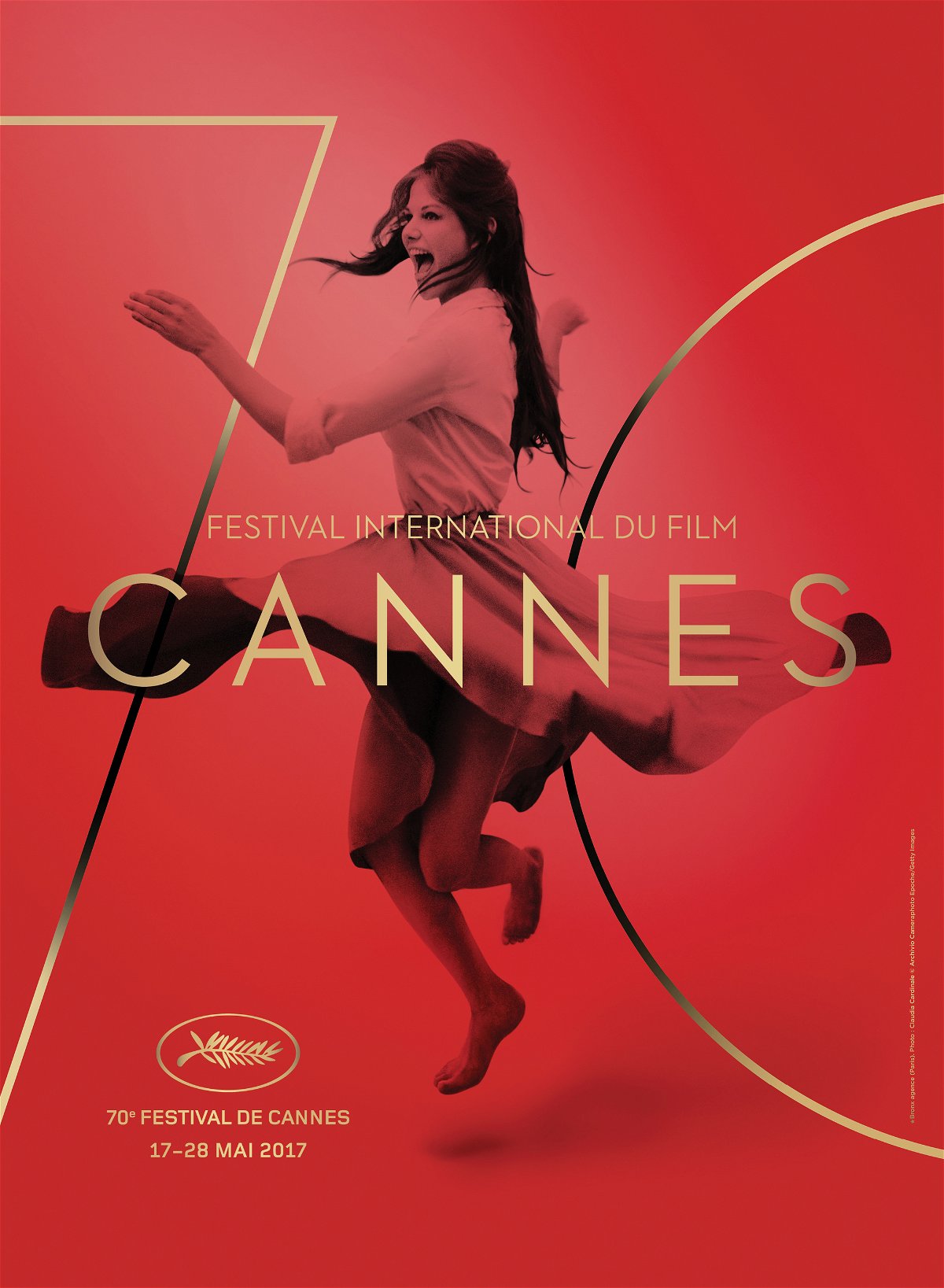 Claudia Cardinale nel poster di Cannes