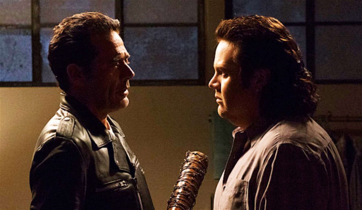 Negan e Eugene in The Walking Dead