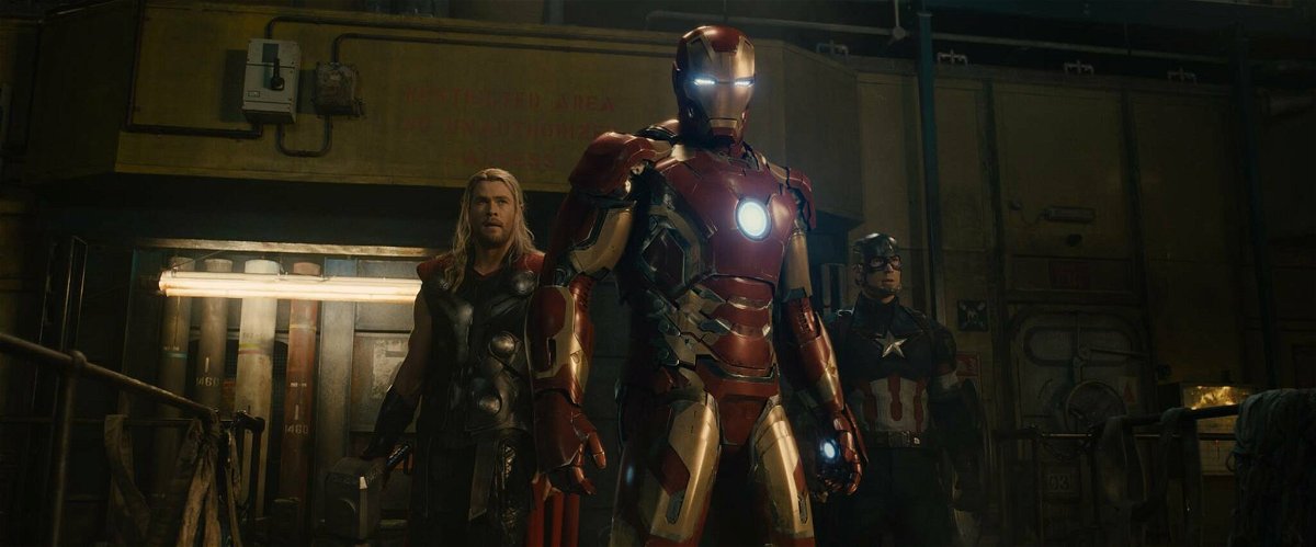 Thor, Iron Man e Capitan America in Avengers: Age of Ultron