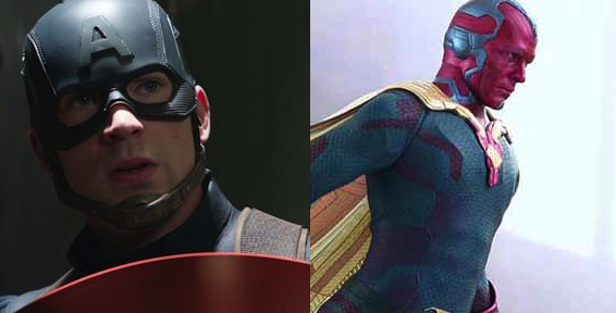 Captain America e Visione: uno dei due potrebbe morire in Infinity War