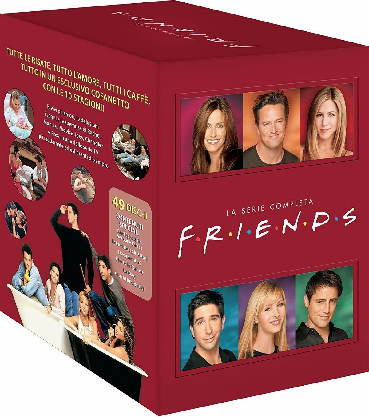 Copertina del cofanetto DVD di Friends