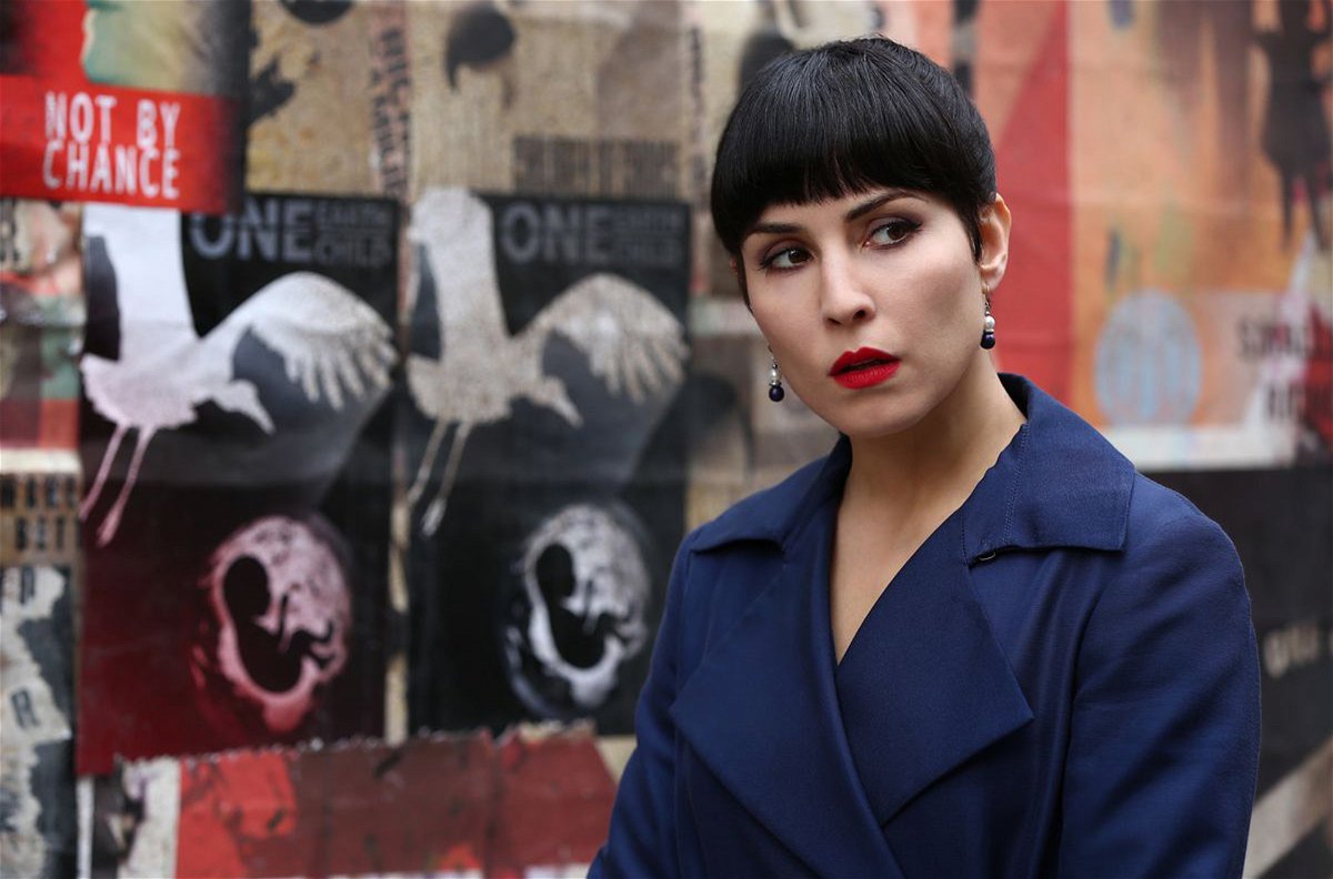 L'attrice Noomi Rapace