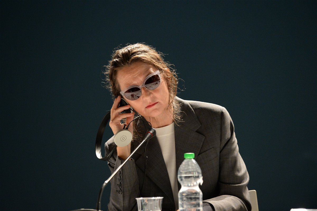 Lucrecia Martel durante la conferenza stampa 