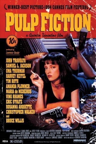 Pulp fiction, poster vintage