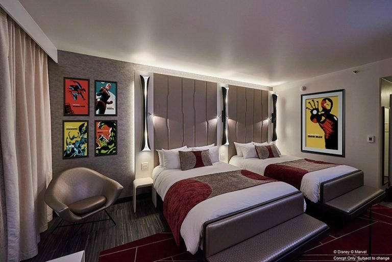 Un'anteprima di una delle stanze che saranno presenti al Disney’s Hotel New York  - The Art of Marvel