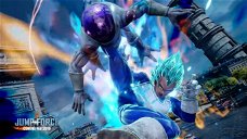 Copertina di Jump Force, le nuove trasformazioni di Goku, Vegeta e Freezer in video