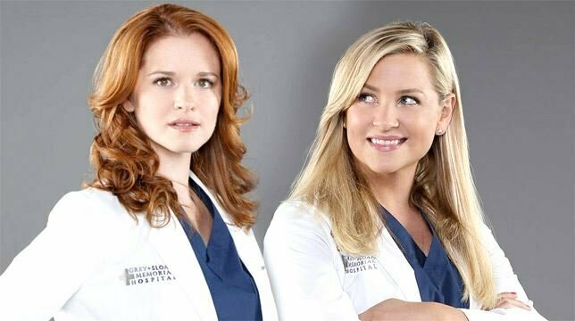 Sarah Drew e Jessica Capshaw in Grey's Anatomy