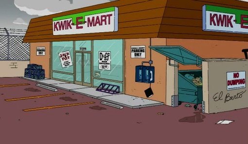 Il Jet Market, supermercato de I Simpson 