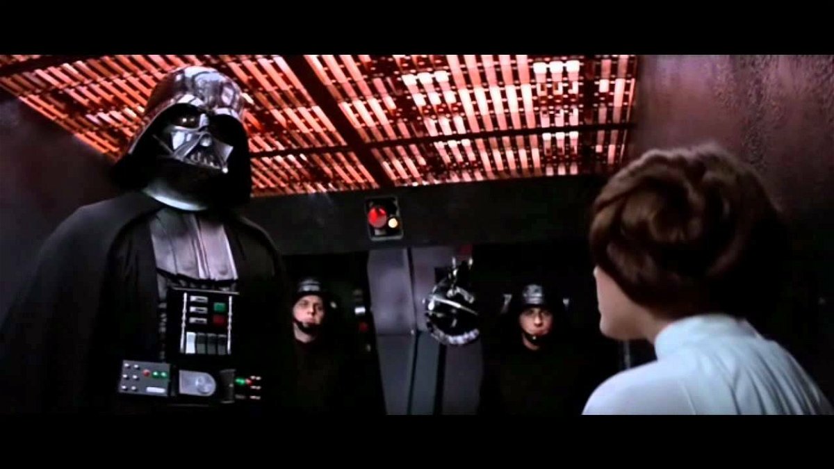 Immagine di Darth Vader e Leia