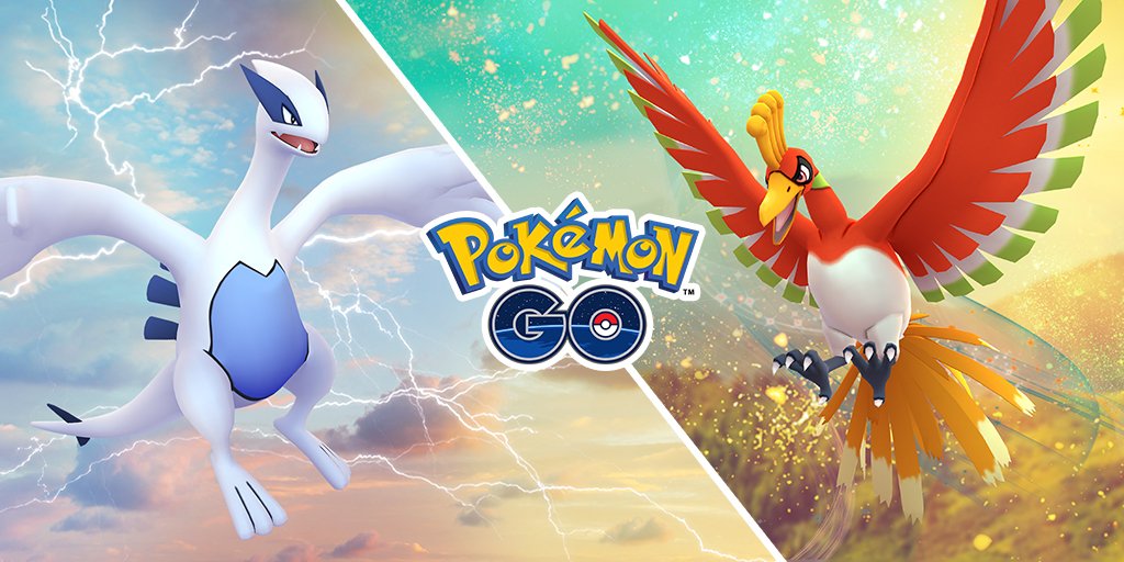 Lugia e Ho-Oh sono i nuovi Pokémon Leggendari di Pokémon GO