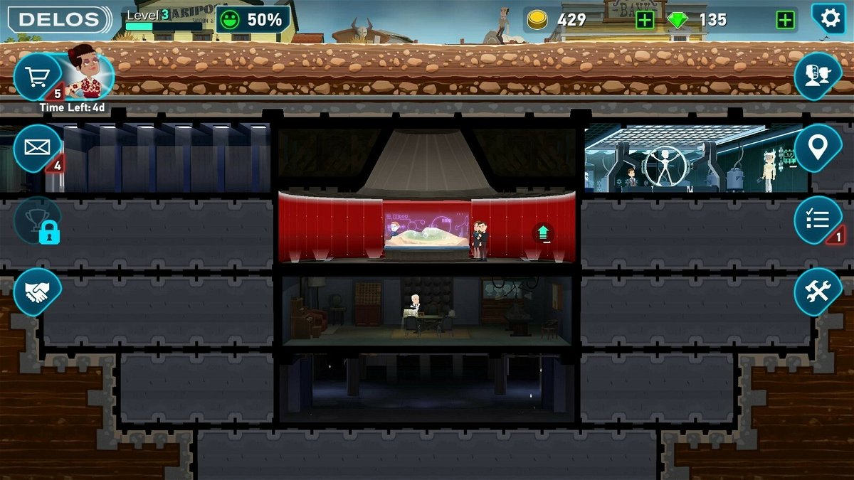 Un'immagine di gameplay di Westworld