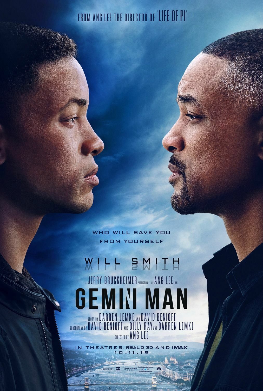 Will Smith nel poster italiano di Gemini Man