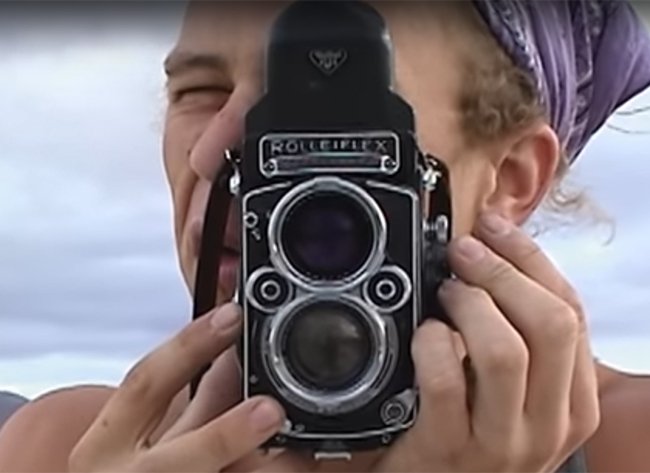 Heath Ledger con la macchina fotografica