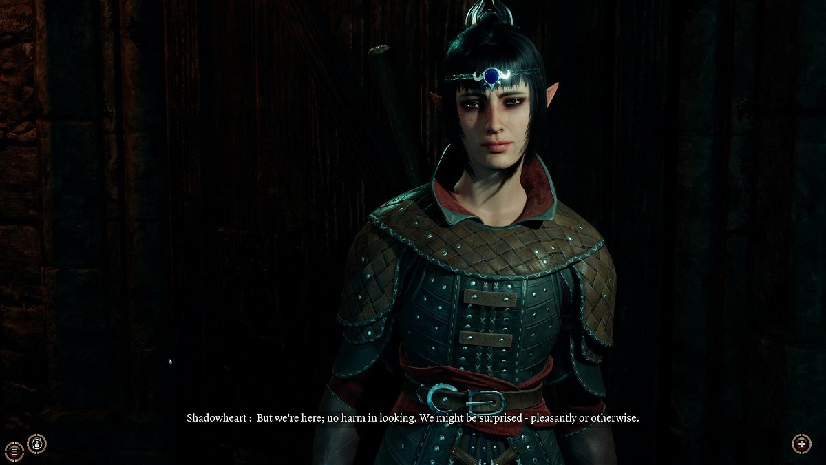 La chierica Shadowheart in Baldur's Gate 3 di Larian Studios