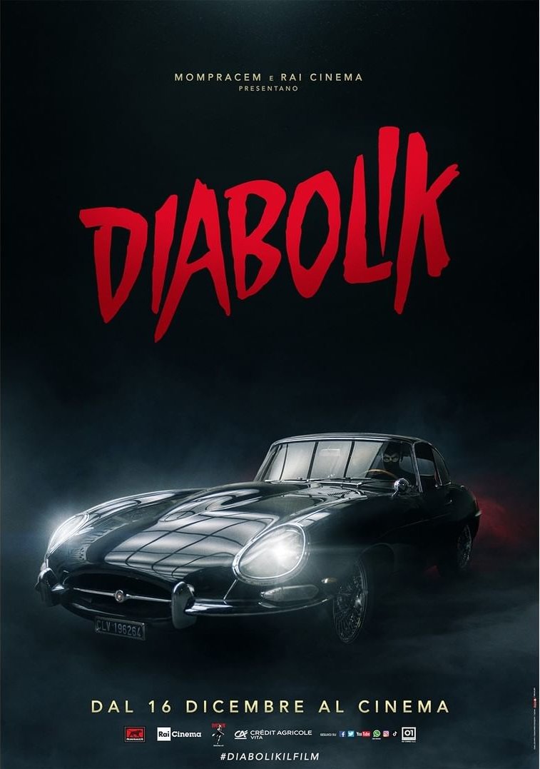 Il poster promozionale del live-action di Diabolik