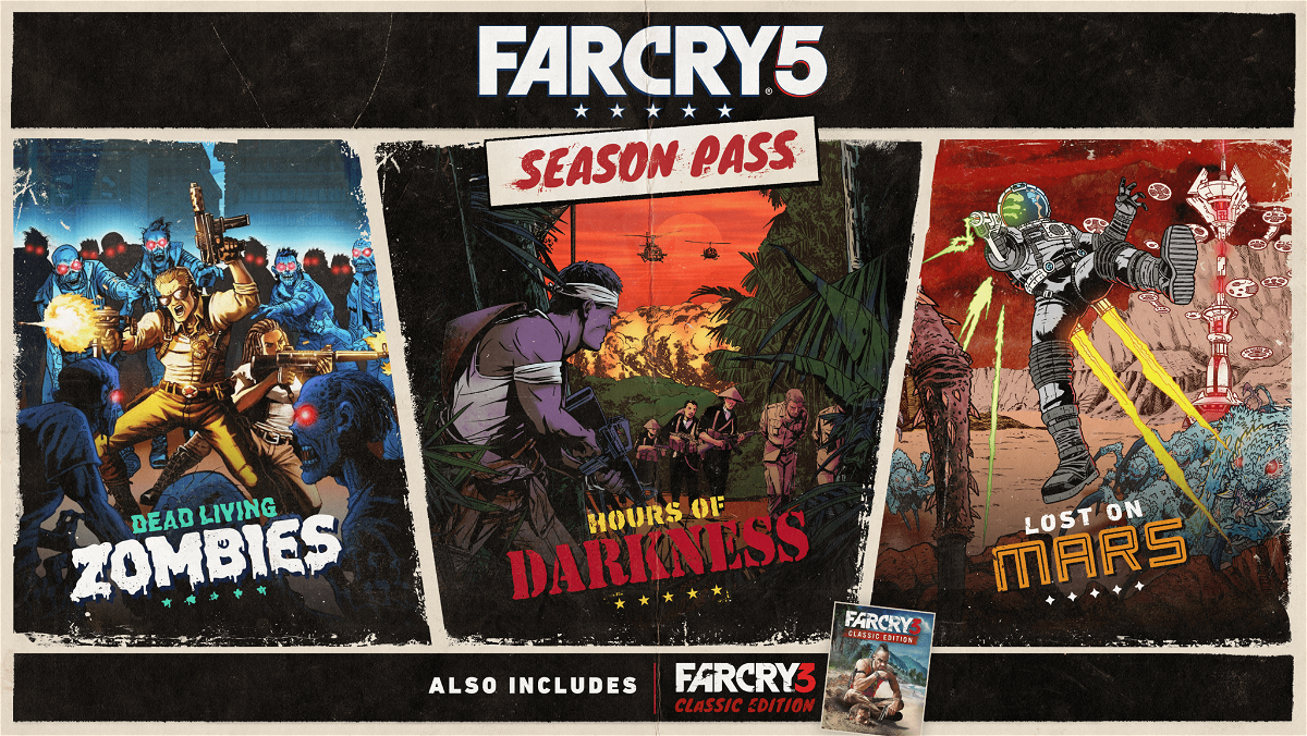 Ubisoft svela i contenuti del Season Pass di Far Cry 5