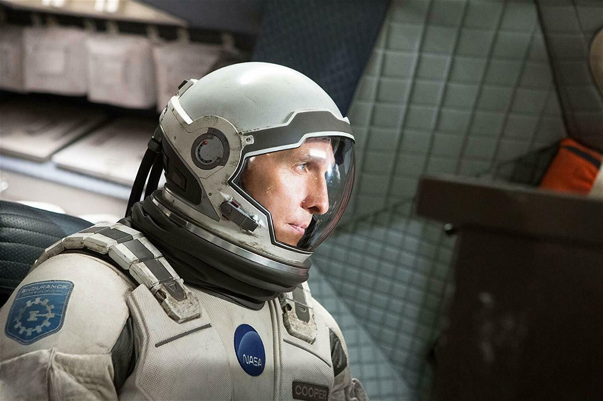 Matthew McConaughey in una scena del film Interstellar