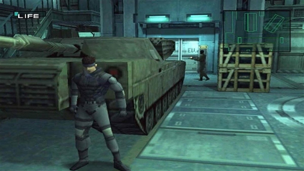 Solid Snake in uno screenshot dal primo Metal Gear Solid