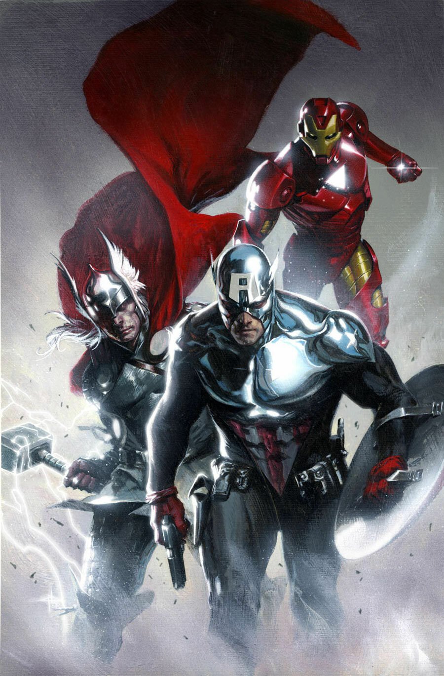 Thor, Iron Man e Cap