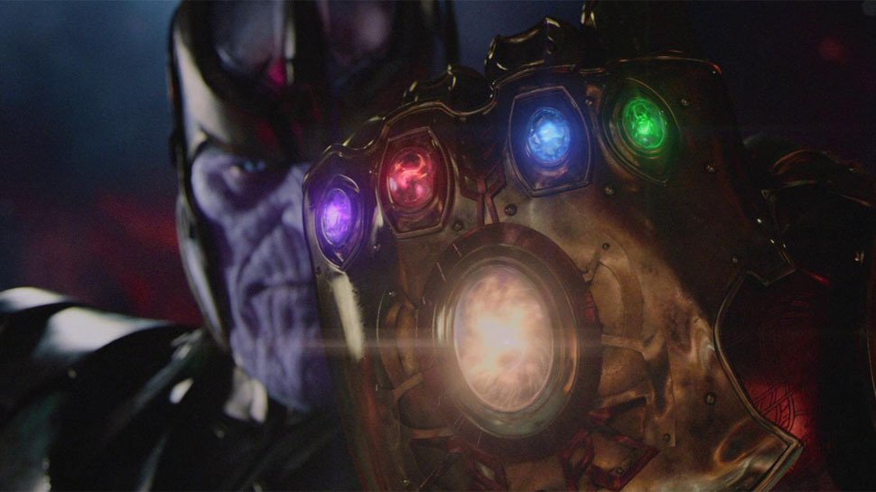 Thanos con il Guanto dell'Infinito nel Marvel Cinematic Universe