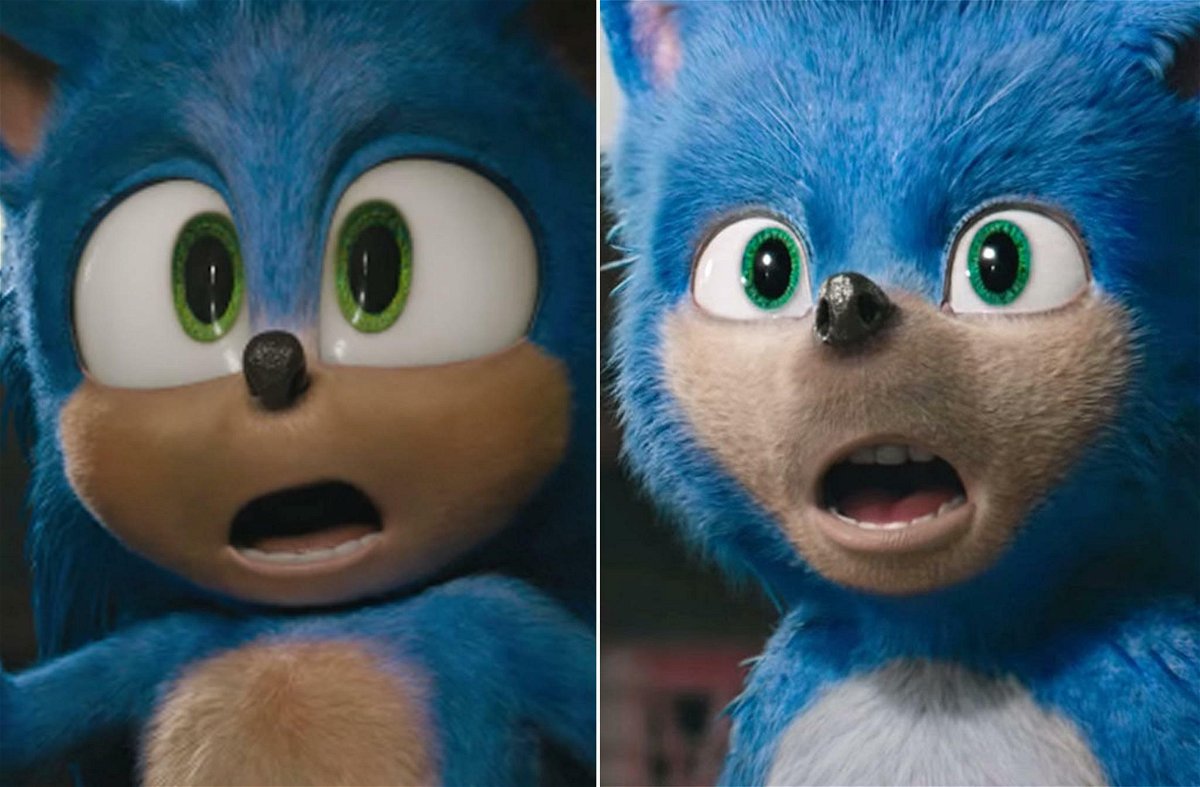 Sonic film prima e dopo