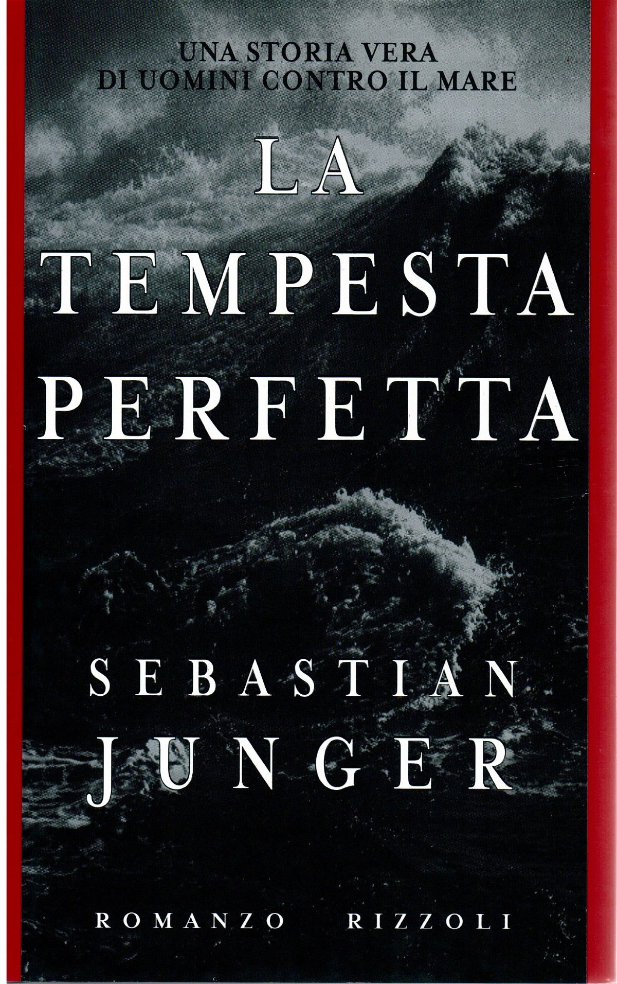 La copertina del romanzo La tempesta perfetta
