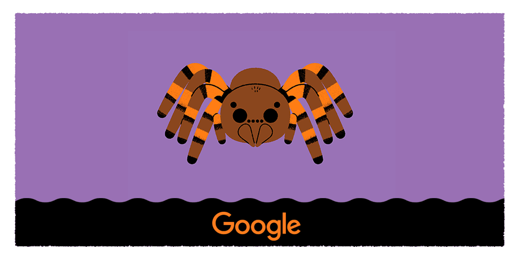 Google Doodle di Halloween 2019 - la tarantola