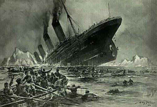 Il Titanic affonda nelle acque