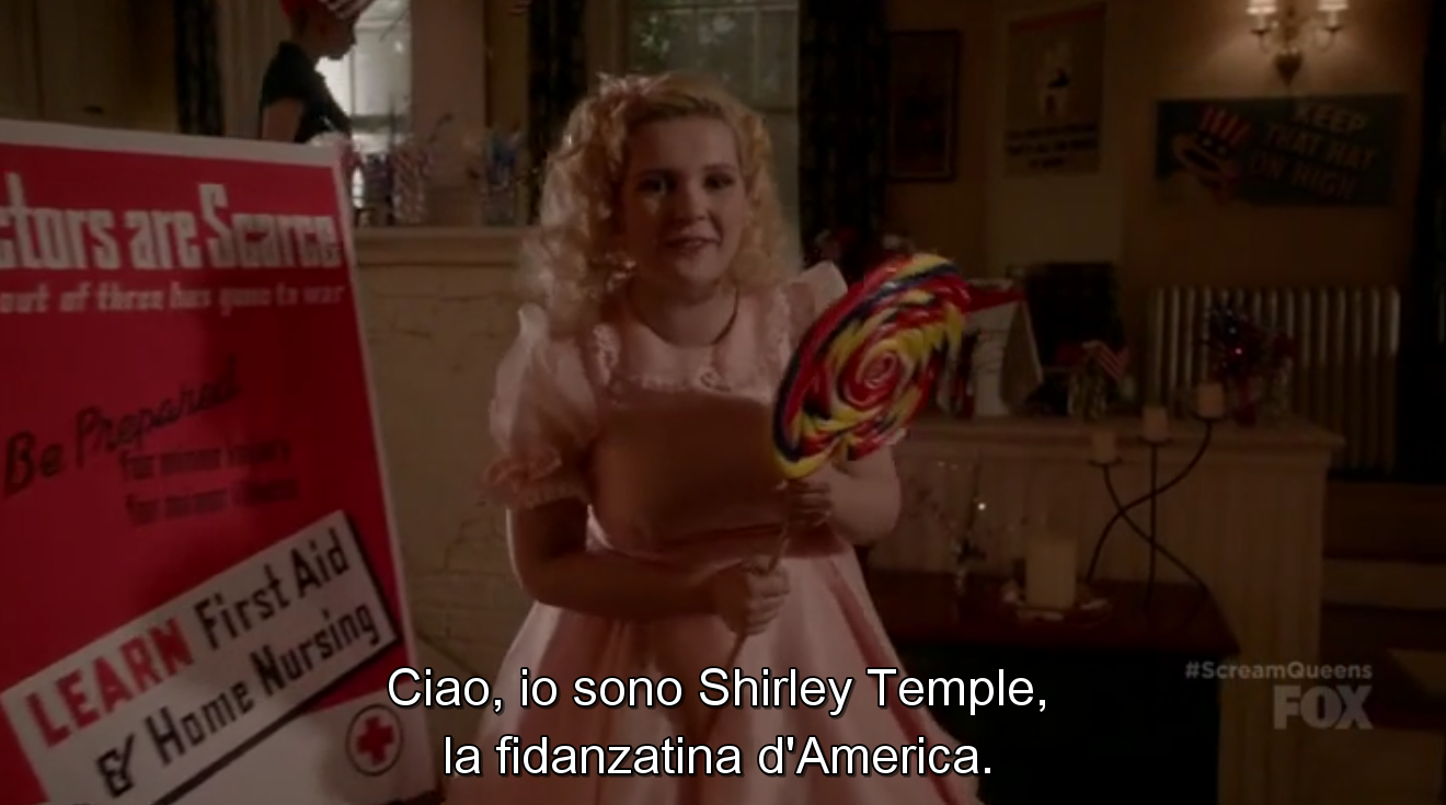 Clicca per vedere l'immagine originale Chanel #5 nei panni di Shirley Temple