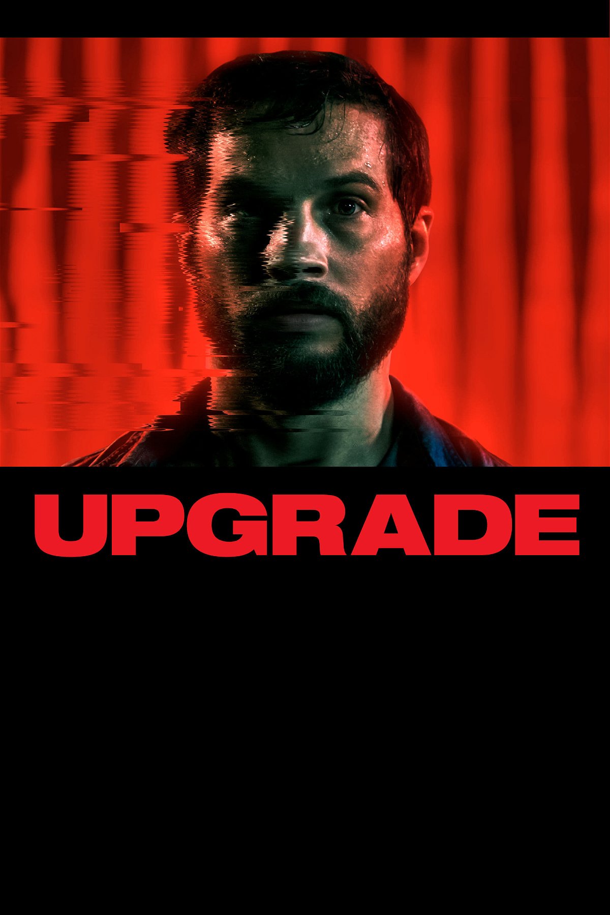 Primo piano di Logan Marshall-Green nel poster di Upgrade
